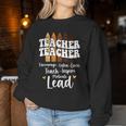 Black Teacher Melanin Crayons Black History Month Teacher Women Sweatshirt Personalized Gifts