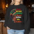 Black History Month Honoring Past Inspiring Future Kid Women Sweatshirt Funny Gifts