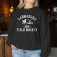 Black Yellow Chocolate Lab Mom Dad And Field Hockey Labrador Women Sweatshirt Unique Gifts