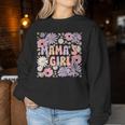 Blumenmädchen Mama Lustiger Muttertag Für Mamaon Mädchen Sweatshirt Frauen Lustige Geschenke