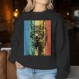 Bobcat Portrait Vintage Style Mom Dad Women Sweatshirt Unique Gifts