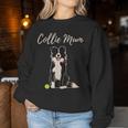 Border Collie Mum Merch For Cute Border Collie Dog Mum Women Sweatshirt Personalized Gifts