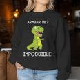 Brazilian Jiu-Jitsu Bjj Armbar T-Rex Dinosaur Women Sweatshirt Unique Gifts