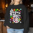 Camisa De Tinte Anudado Para Símbolo De La Paz Y Amor Sudadera Mujer Regalos divertidos
