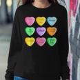 Candy Heart Valentines Day Sarcastic Love Joke Women Sweatshirt Unique Gifts
