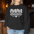 Checkered Mama Racing Mother's Day Women Sweatshirt Funny Gifts