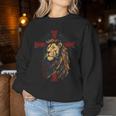 Christian Cross Lion Of Judah Religious Faith Jesus Pastor Women Sweatshirt Personalized Gifts