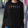 Cocktail Rainbow Flag Lgbt Pride Month Subtle Gay Rights Women Sweatshirt Unique Gifts