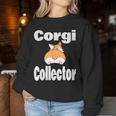 Corgi Collector Lustiger Tierliebhaber Hundebesitzer Mama Papa Humor Sweatshirt Frauen Lustige Geschenke