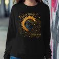 Cosmos Girl Total Solar Eclipse Watching April 8 2024 Women Sweatshirt Unique Gifts