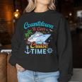 Countdown Is Over It's Cruise Time Cruise Ship Women Sweatshirt Personalized Gifts