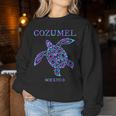 Cozumel Mexico Sea Turtle Boys Girls Toddler Cruise Souvenir Women Sweatshirt Personalized Gifts