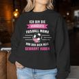 Crazy Football Mum Footballer Sweatshirt Frauen Lustige Geschenke