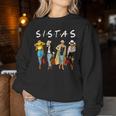 Cute Proud Black Sistas Queen Melanin African American Women Women Sweatshirt Unique Gifts