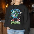 Dabbing Earth Be Kind To Our Planet Happy Earth Day 2024 Women Sweatshirt Funny Gifts