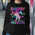 Daddy Of The Birthday Princess Girl Dabbing Unicorn Daddy Women Sweatshirt Personalized Gifts