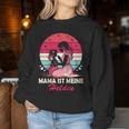 Damen Witzige Mom Muttertag Sprüche Tochter Mama Ist Meine Heldin Raglan Sweatshirt Frauen Lustige Geschenke