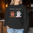 Deine Meine Mama Lustig Muttertag Mutter Geschenk Damen Sweatshirt Frauen Lustige Geschenke