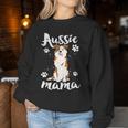 Dog Mama For Australian Shepherd Aussie Mom Sweatshirt Frauen Lustige Geschenke