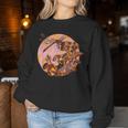 Dragonfly And Mushrooms Cottage Core Women Sweatshirt Unique Gifts