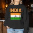 Drapeau Inde India Flag Drapeau Indien Homme Women Sweatshirt Cadeaux drôles