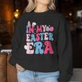 In My Easter Era Retro Groovy Happy Easter Day Bunny Women Sweatshirt Unique Gifts