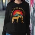 Equestrian Horsewoman Gallop Quote Horse For Girls Women Sweatshirt Unique Gifts