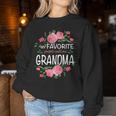 My Favorite People Call Me Grandma Floral Women Sweatshirt Unique Gifts