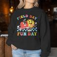 Field Day Fun Day Groovy Retro Field Trip Student Teacher Women Sweatshirt Unique Gifts