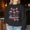 Flamingo Gang Lustiges Flamingo Urlaubs Und Jga Sweatshirt Frauen Lustige Geschenke