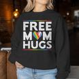Free Mom Hugs Lgbt Pride Parades Rainbow Transgender Flag Women Sweatshirt Unique Gifts