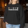 Frenchie Mom Cute French Bulldog FamilyWomen Sweatshirt Unique Gifts