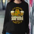 Cornhole Vintage Beer Corn Hole Game Player Cornholer Women Sweatshirt Unique Gifts