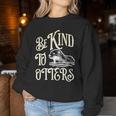 Cute Be Kind To Otters Positive Vintage Animal Women Sweatshirt Unique Gifts