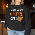 Guess What Chicken Butt Farmer Love Chickens Women Sweatshirt Unique Gifts