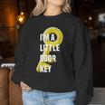 I'm A Little Door Key Nerdy Bad Dorky Mom Dad Women Sweatshirt Unique Gifts