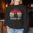 Mama Hen Chicken Mom Chicken Pajamas Retro Women Sweatshirt Funny Gifts