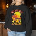Mommy Duck Mama Mother Rubber Duck Mom Women Sweatshirt Unique Gifts
