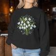 Snow Flowers With This Cool Snowdrop Flower Costume Women Sweatshirt Unique Gifts