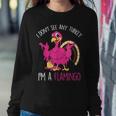 Thanksgiving Turkey Pink Flamingo Pun Women Sweatshirt Unique Gifts