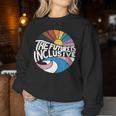 The Future Is Inclusive Lgbt Pride Month Flag Rainbow Women Sweatshirt Unique Gifts