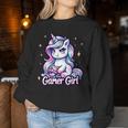 Gamer Girl Unicorn Cute Gamer Unicorn Girls Women Women Sweatshirt Personalized Gifts
