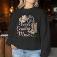 This Girl Loves Country Music Women Sweatshirt Unique Gifts