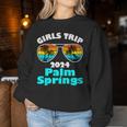 Girls Trip Palm Springs 2024 Weekend Birthday Squad Women Sweatshirt Unique Gifts