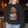 Goldendoodle Mom Mama Sunglasses Flower Dog Lover Owner Women Sweatshirt Funny Gifts