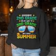 Goodbye 2Nd Grade Way To 3Rd Grade First Summer Graduation Women Sweatshirt Personalized Gifts