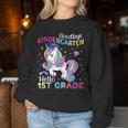 Graduation 2024 Goodbye Kindergarten Hello 1St Grade Unicorn Women Sweatshirt Unique Gifts