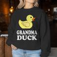 Grandma Duck Mama Rubber Duck Lover Women Sweatshirt Unique Gifts