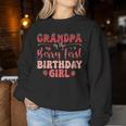 Grandpa Of The Berry First Birthday Girl Strawberry Family Women Sweatshirt Unique Gifts