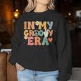 In My Groovy Era Hippie 60S 70S 80S Costume Theme Party Women Sweatshirt Personalized Gifts
